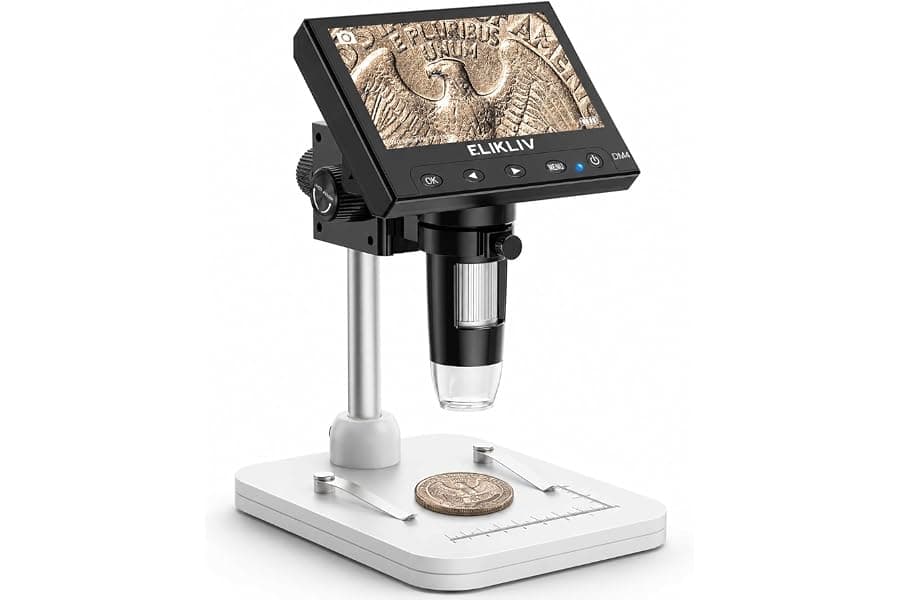 1000x Digital Coin Magnifier with LCD Screen