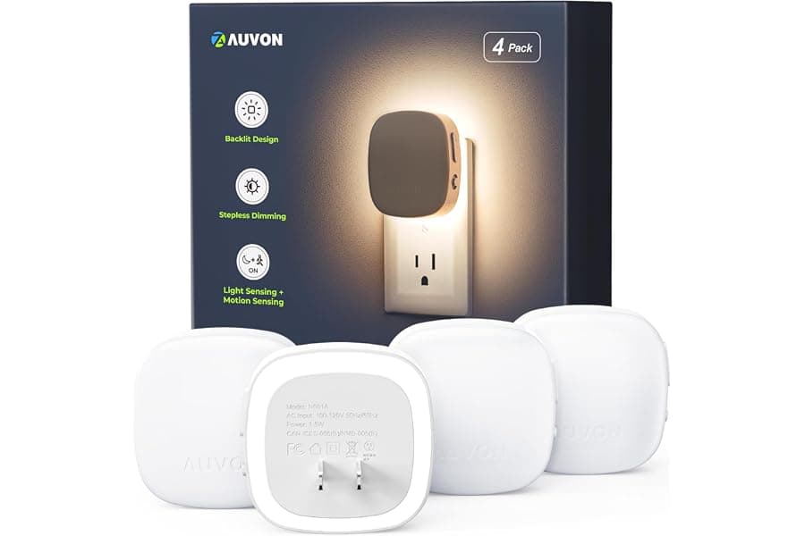 Smart Motion Sensor Night Light with Adjustable Brightness