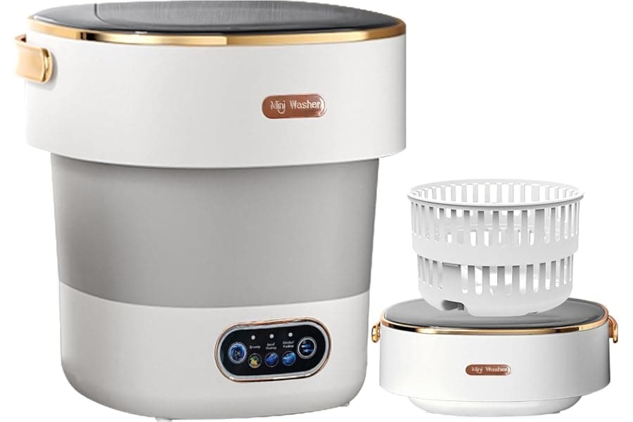 Portable 20L Mini Washing Machine With Spin Basket