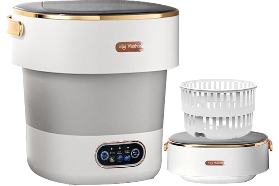 Portable 20L Mini Washing Machine With Spin Basket