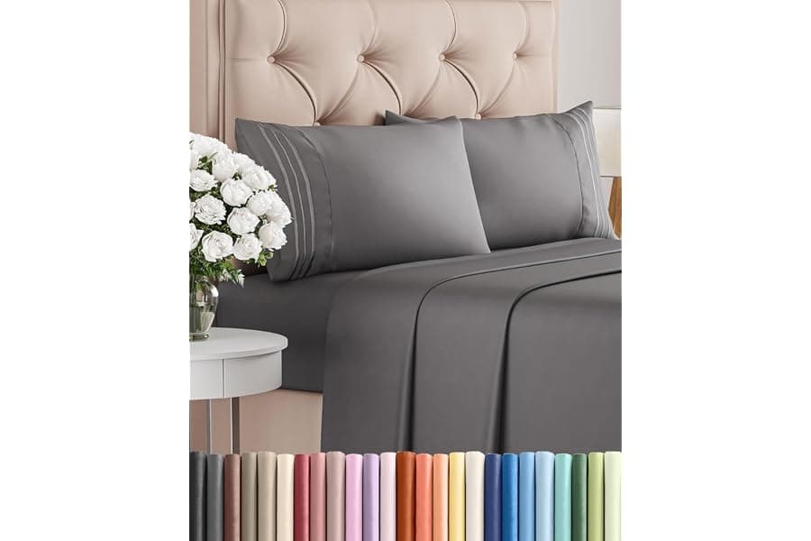 Best Cooling Queen Sheet Set with Deep Pockets