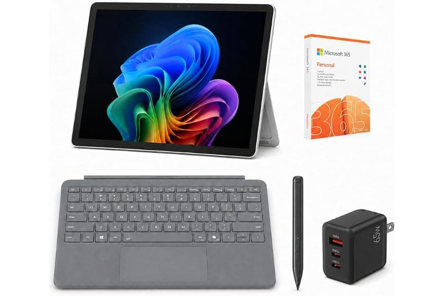 Powerful 2-in-1 Windows Tablet with Stylus & Keyboard