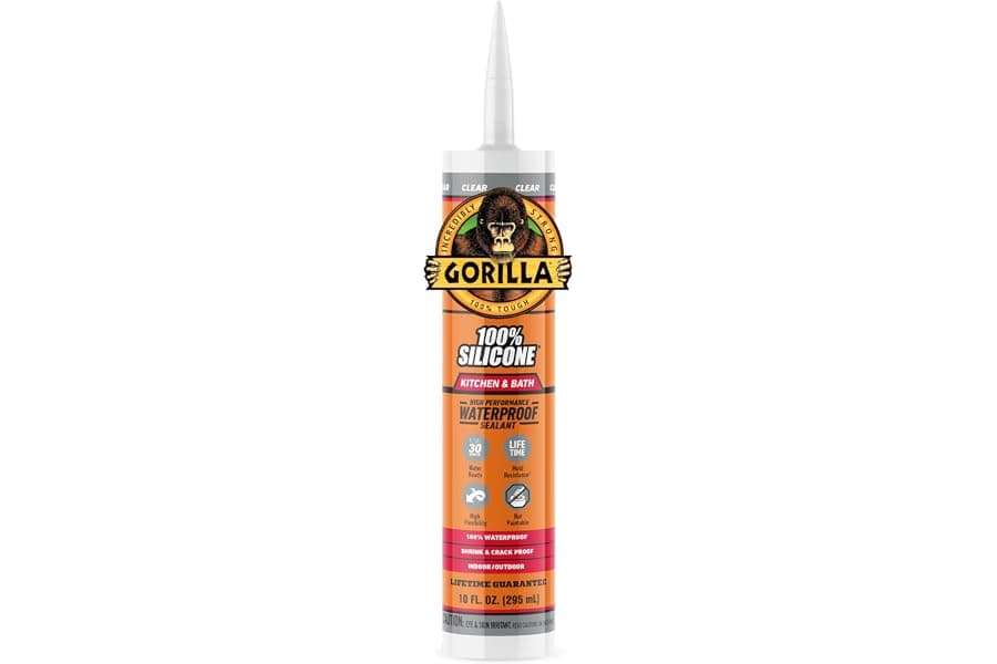 100% Silicone Kitchen & Bath Caulk Sealant - Mold Resistant