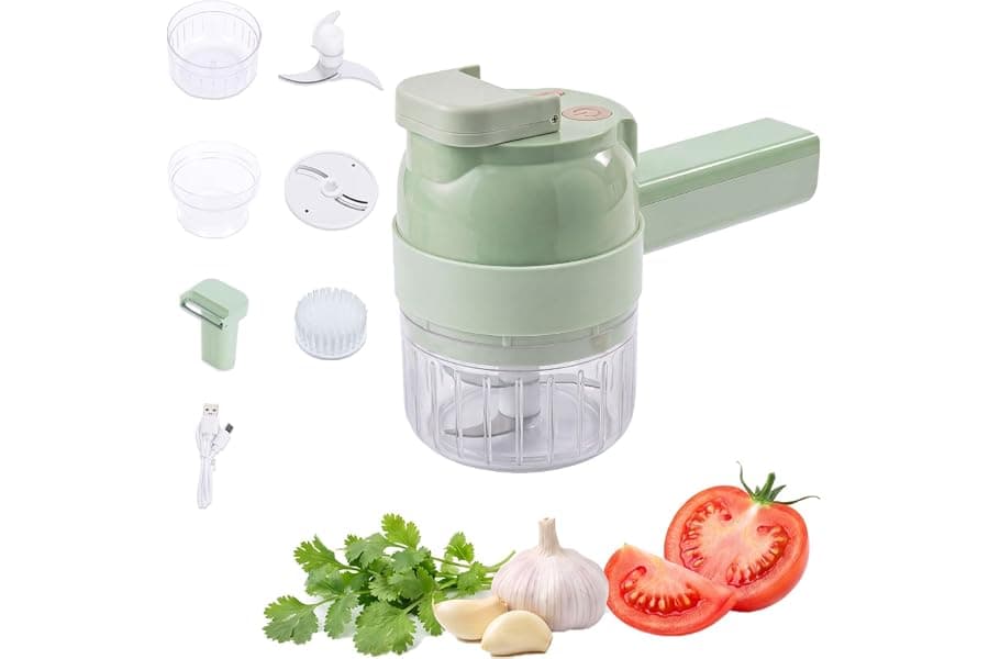 Best 5-in-1 Electric Vegetable Chopper for Quick Meal Prep