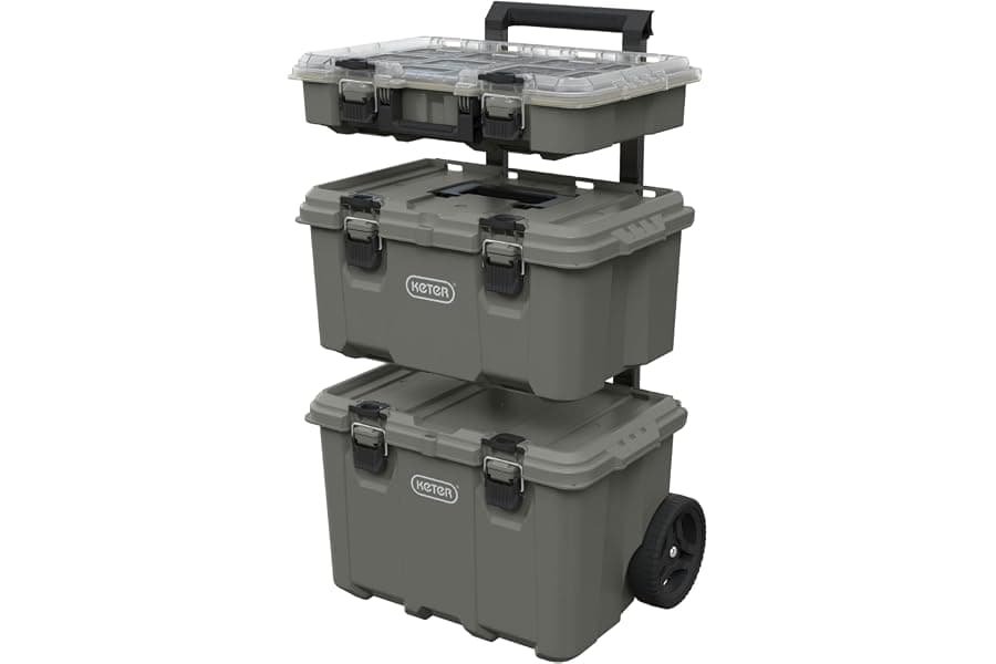 Rolling Outdoor Gear Storage System for Camping & Fishing