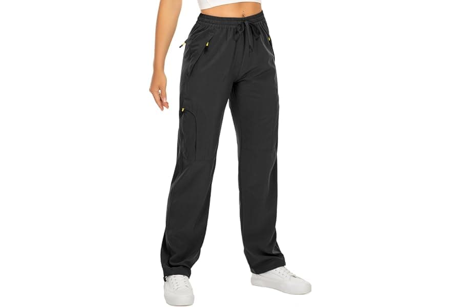 Quick-Dry Women's Cargo Hiking Pants with UPF 50 Protection