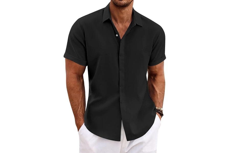 Best Men'S Linen Shirts Short Sleeve Casual Shirts Button Down Shirt Beach Summer Wedding Shirt - Top Picks for 2026