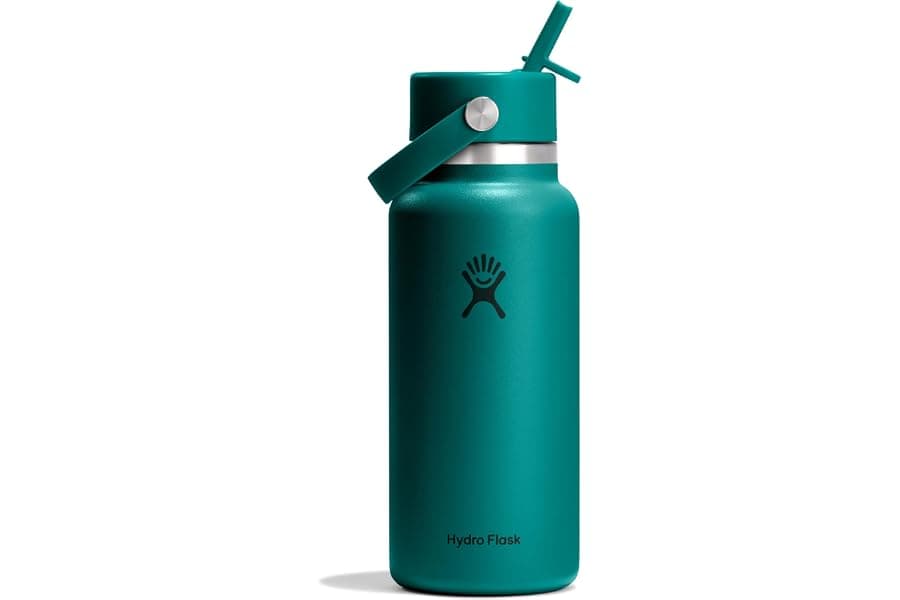 Best Insulated Stainless Steel Water Bottle with Straw Lid
