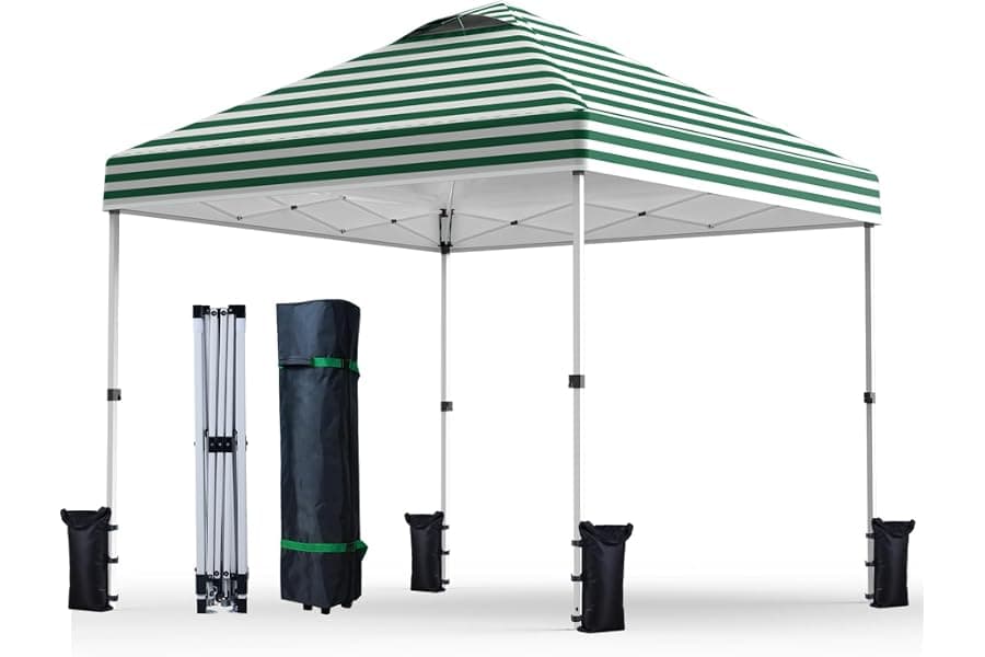 10x10 Pop Up Canopy Tent for Outdoor Camping