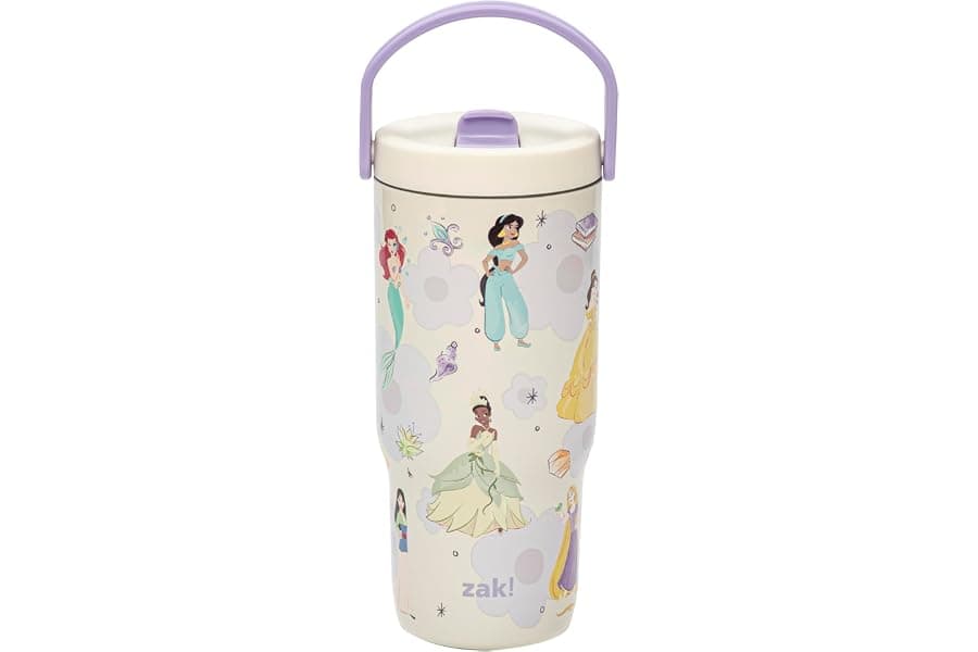 Disney Princess Kids Leak-Proof Insulated Water Bottle