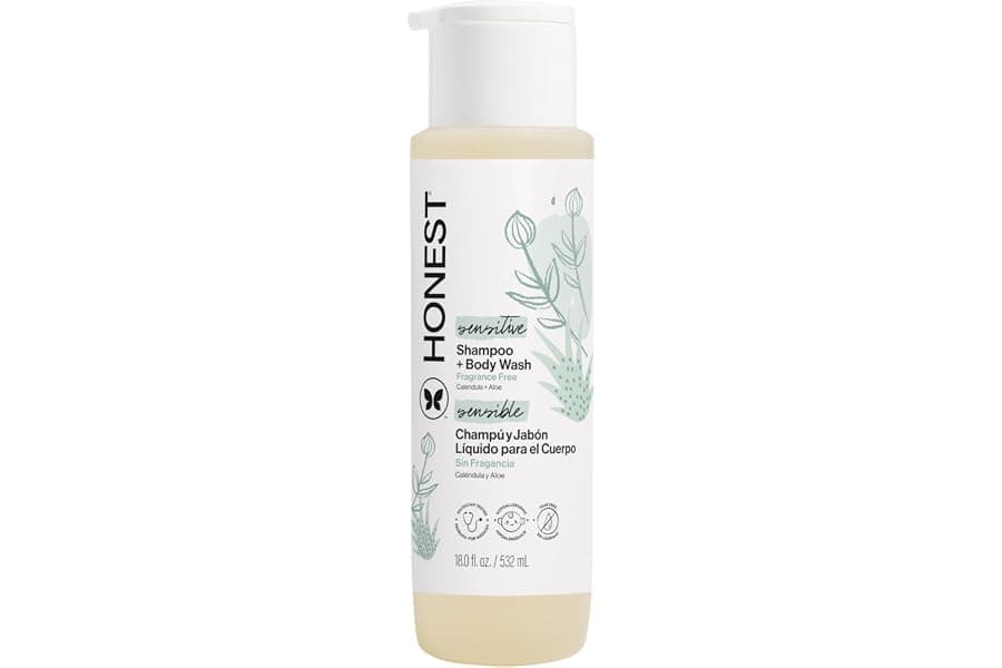 Tear-Free Baby Shampoo & Body Wash for Sensitive Skin