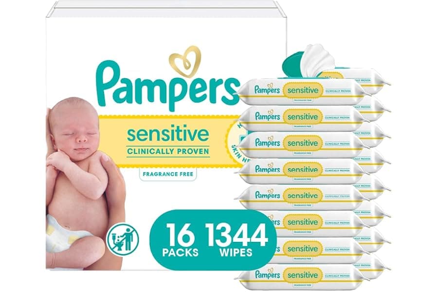 Gentle Wipes for Sensitive Baby Skin