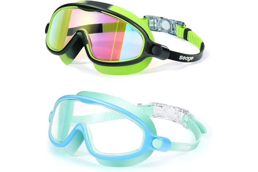 Anti-Fog Kids Swim Goggles with UV Protection
