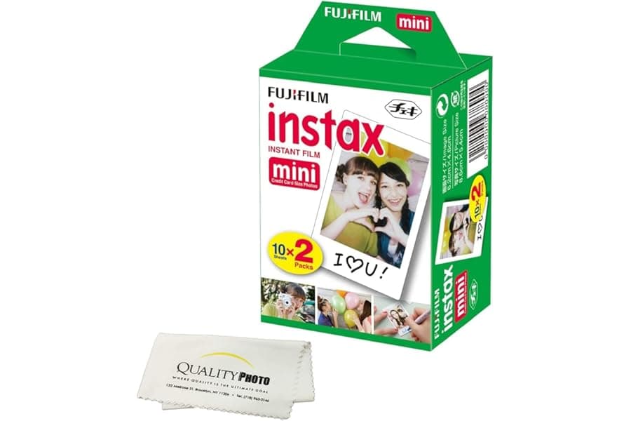 Instax Mini Instant Film (White) - 20 Prints