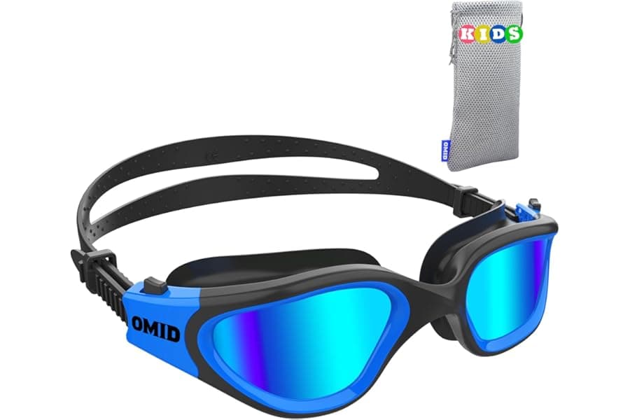 Polarized Kids Swim Goggles for Ages 6-14