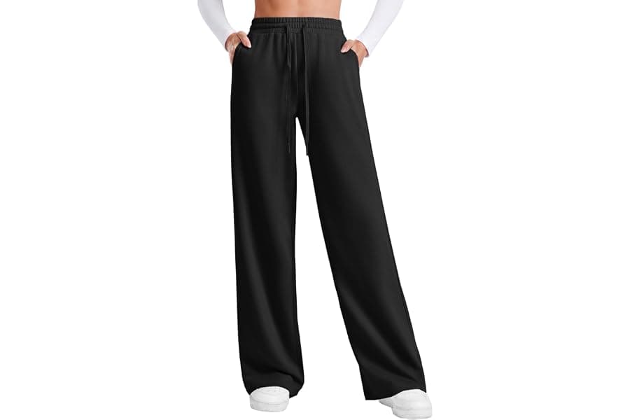 Best Wide Leg High Waisted Sweatpants for Women