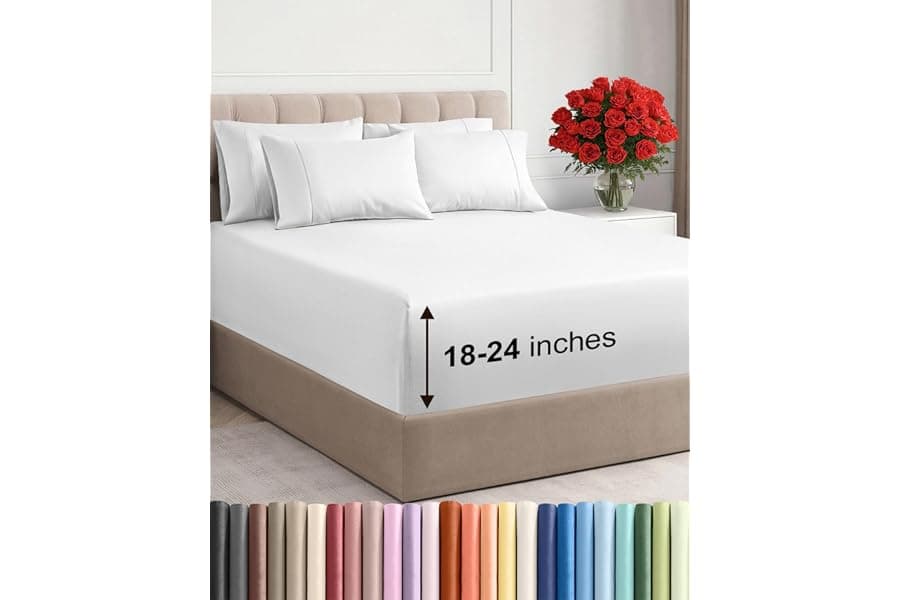 Best Extra Deep King Sheets for Cooling Comfort