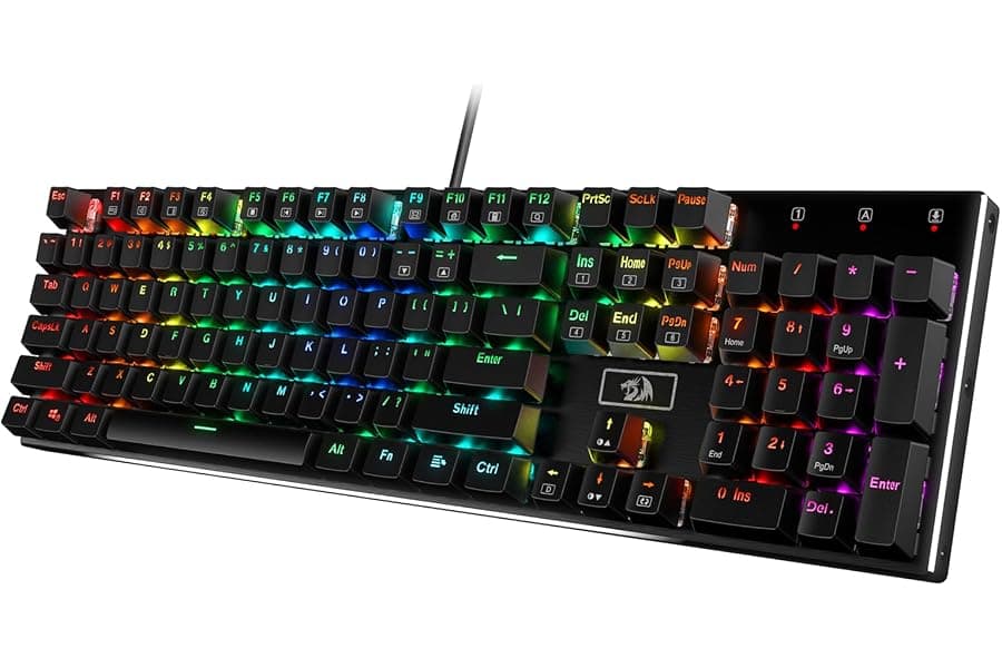 Hot-Swap Mechanical Gaming Keyboard with RGB Backlight