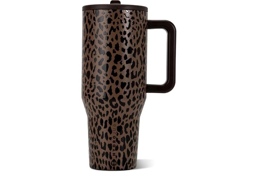 Insulated Travel Water Bottle with Straw Lid