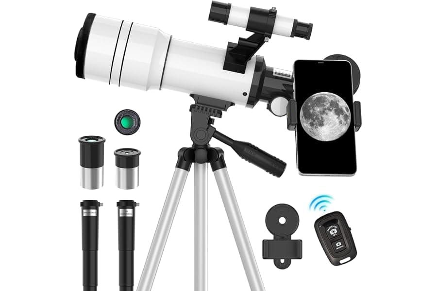 70mm Refractor Telescope for Stargazing Beginners