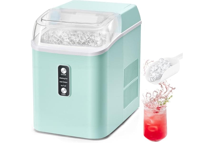 Countertop Nugget Ice Maker with Fast Production