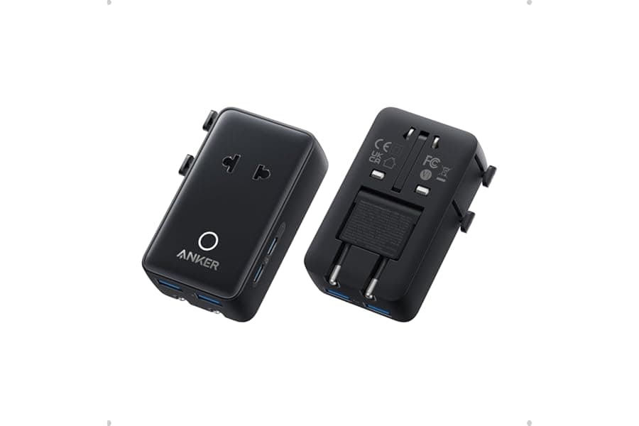 5-Port Travel Power Adapter with Smart Temperature