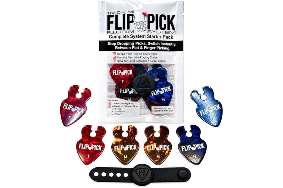 Wearable Guitar Pick System for Instant Switching