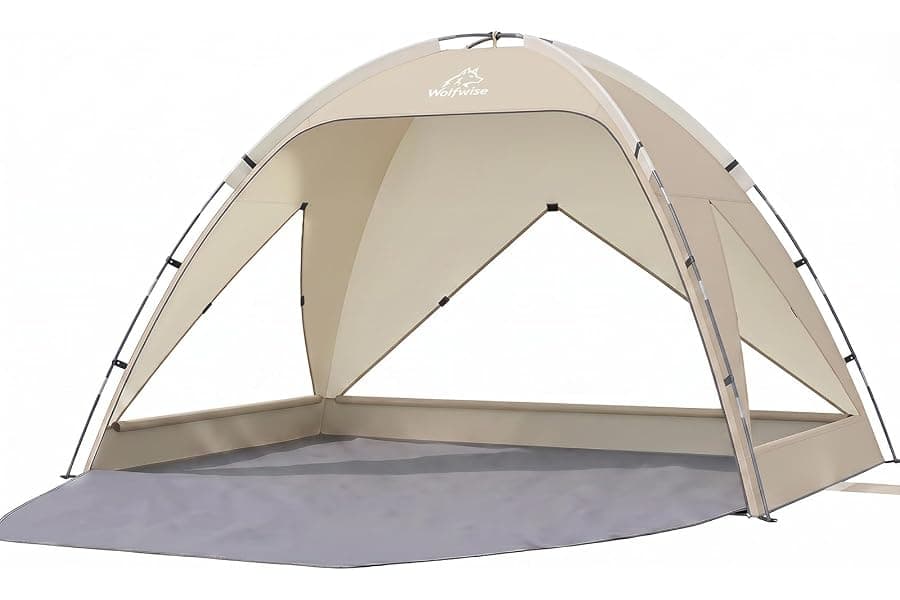 Best 3-4 Person Beach Tent with UPF 50+ UV Protection