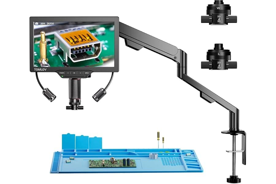 3D Digital Microscope for Soldering and Repairs