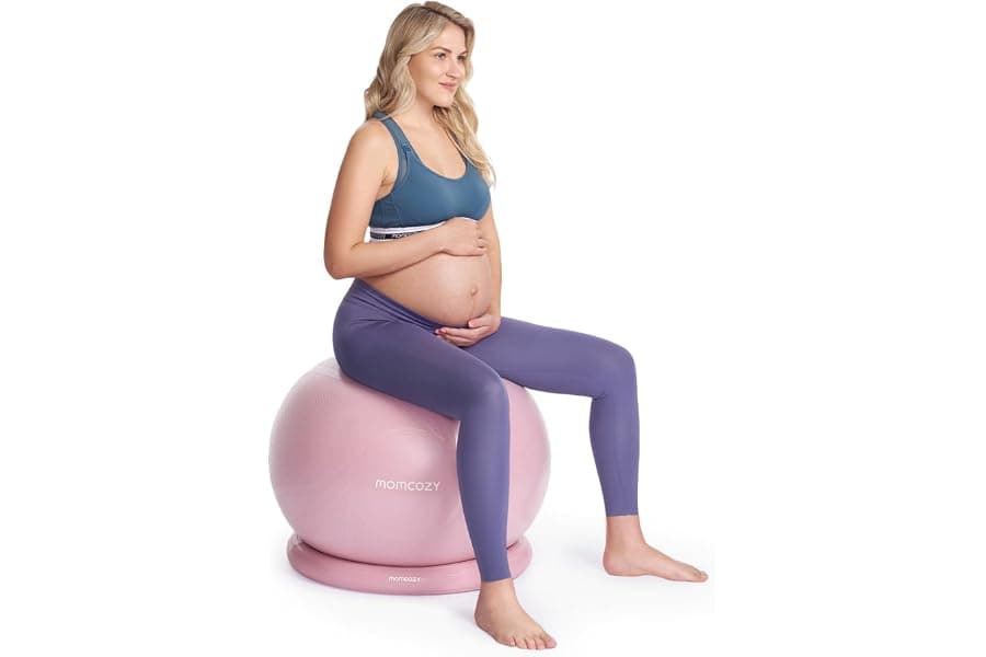 Pregnancy Yoga Ball with App-Guided Courses