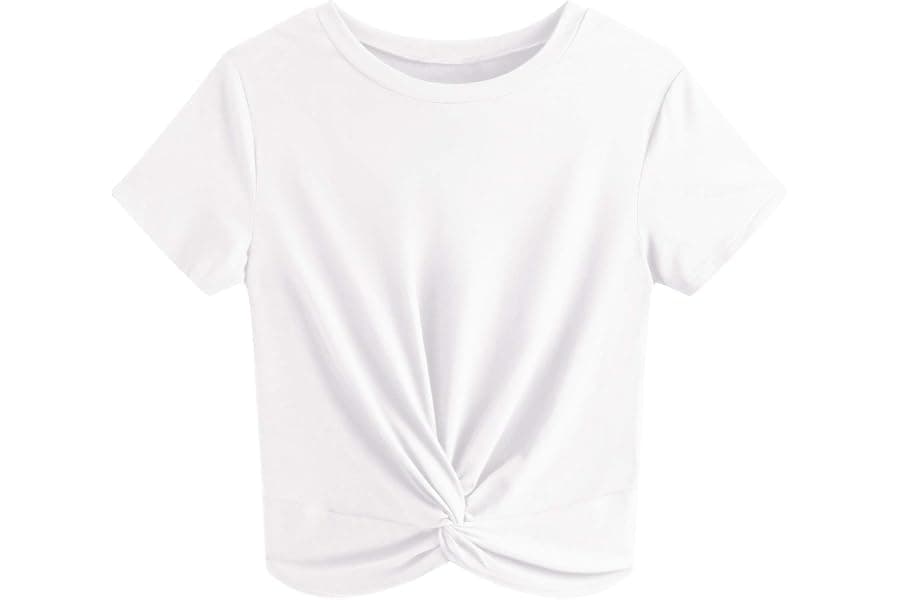 Best Casual Women's Twist Front Crop Tops 2026