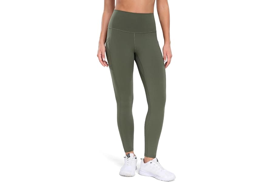 Best 7/8 Yoga Leggings Pockets High Waist 2026