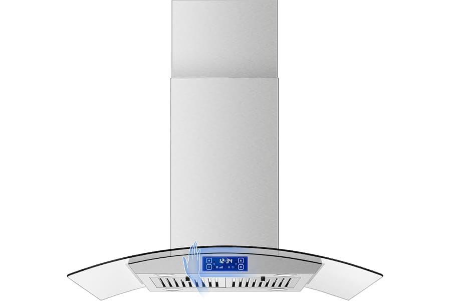 Island Range Hood 36 Inch 700 CFM Ceiling Mount