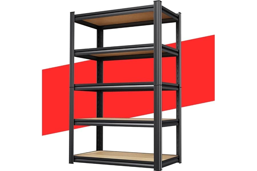 Heavy-Duty 5-Tier Garage Storage Shelves