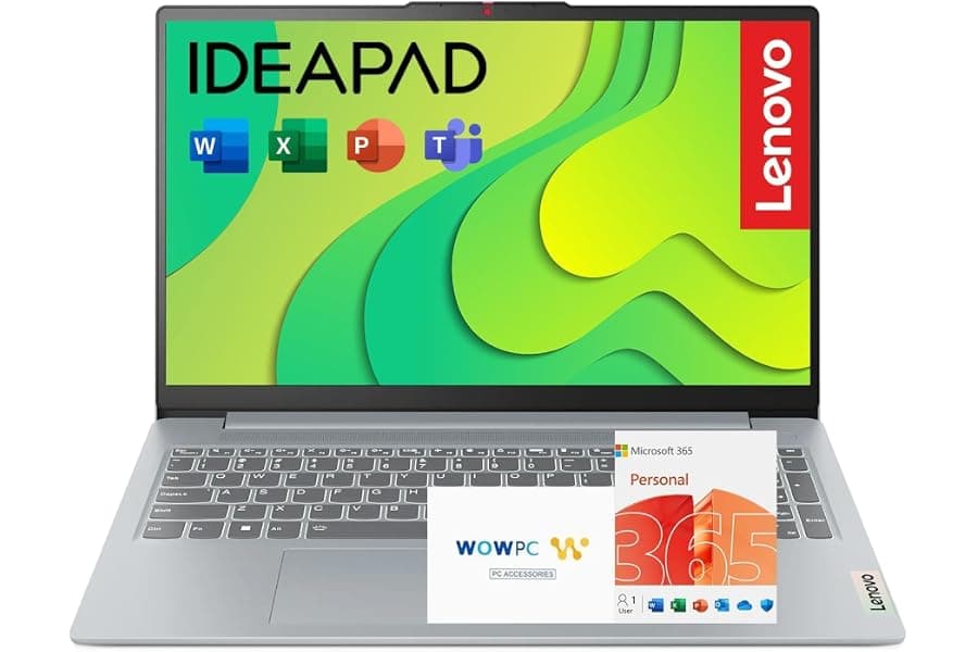 Slim 15-Inch Laptop with Intel Processor and Windows 11