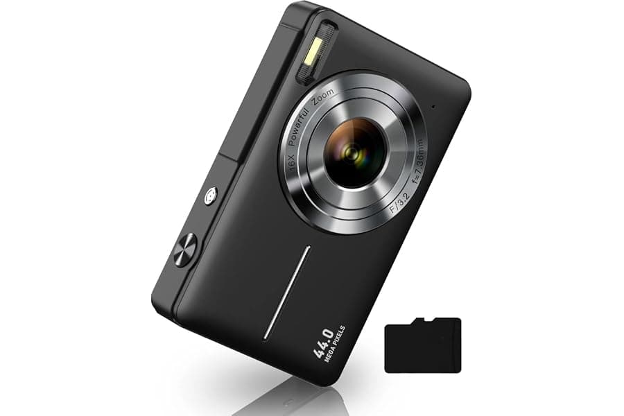 Compact Digital Camera for Kids: 1080P Video & 16X Zoom