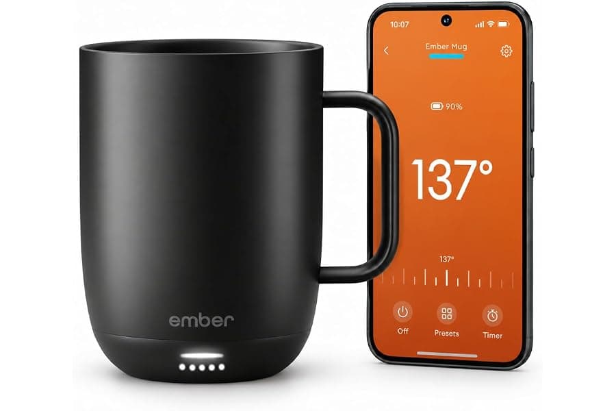 Smart Heated Coffee Mug for Perfect Temperature Control