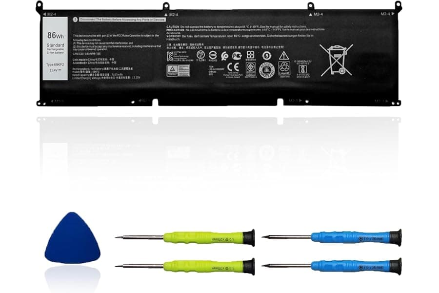 Best 86Wh Battery Replacement for Dell Gaming Laptops