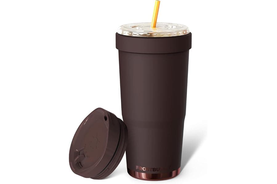 Best 30oz Iced Coffee Tumbler with Lid and Sleeve