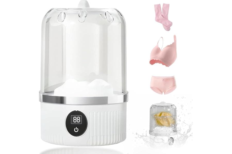 Portable Ultrasonic Mini Washing Machine for Travel