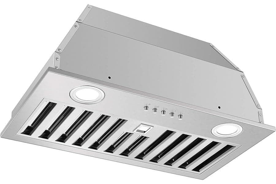 Ultra-Quiet 20-Inch 600 CFM Range Hood 2026