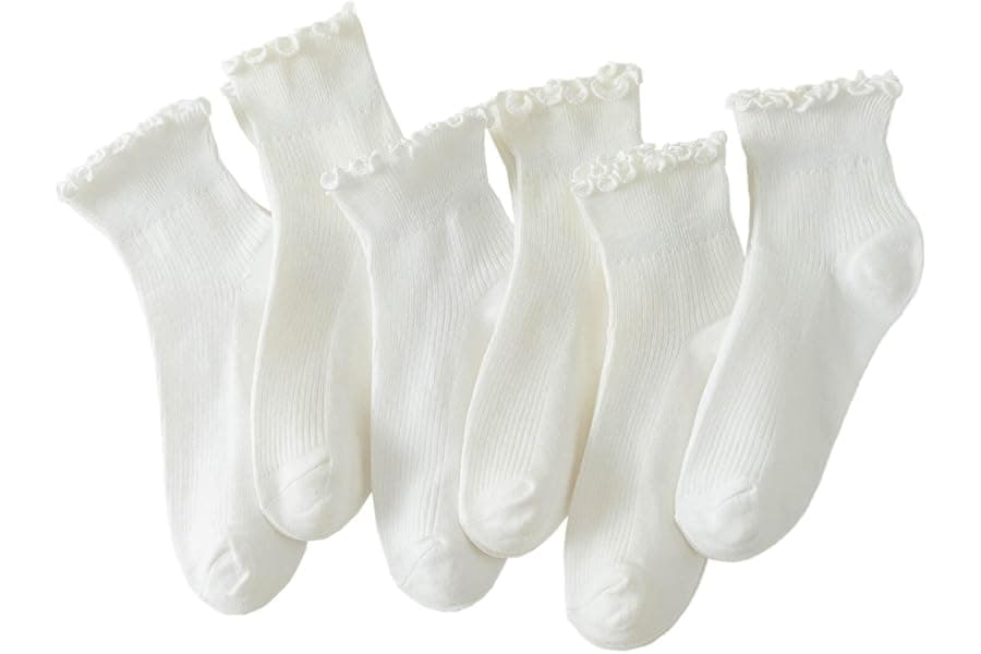 Best Hstyle 6 Pairs Of Ruffle Socks Women - Top Picks for 2026