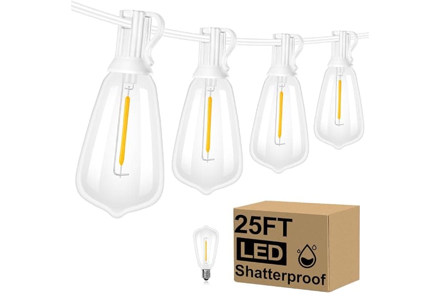 Best Outdoor String Lights 25 FT for Patios (2026)