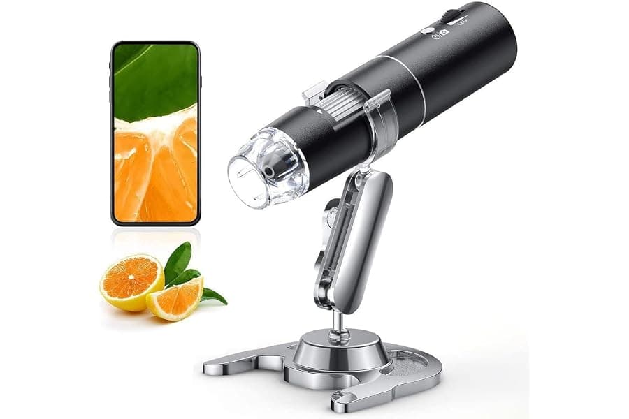 Portable WiFi Microscope with Ultra Magnification