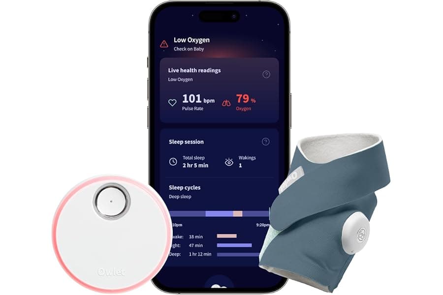 Smart Baby Monitor Tracks Heart Rate & Oxygen Levels