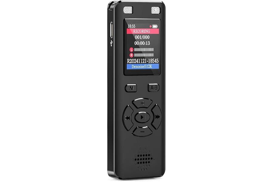 Best Voice Recorder for Lectures & Meetings with Noise Reduction