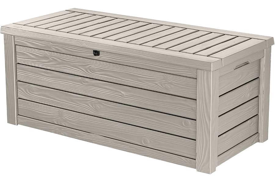 150 Gallon Resin Outdoor Storage Box for Patio