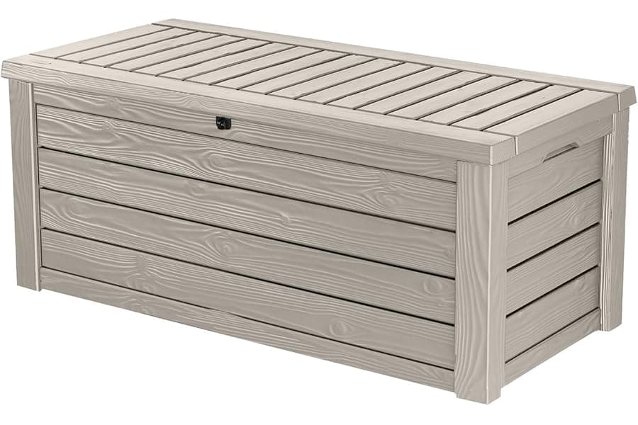 150 Gallon Resin Outdoor Storage Box for Patio