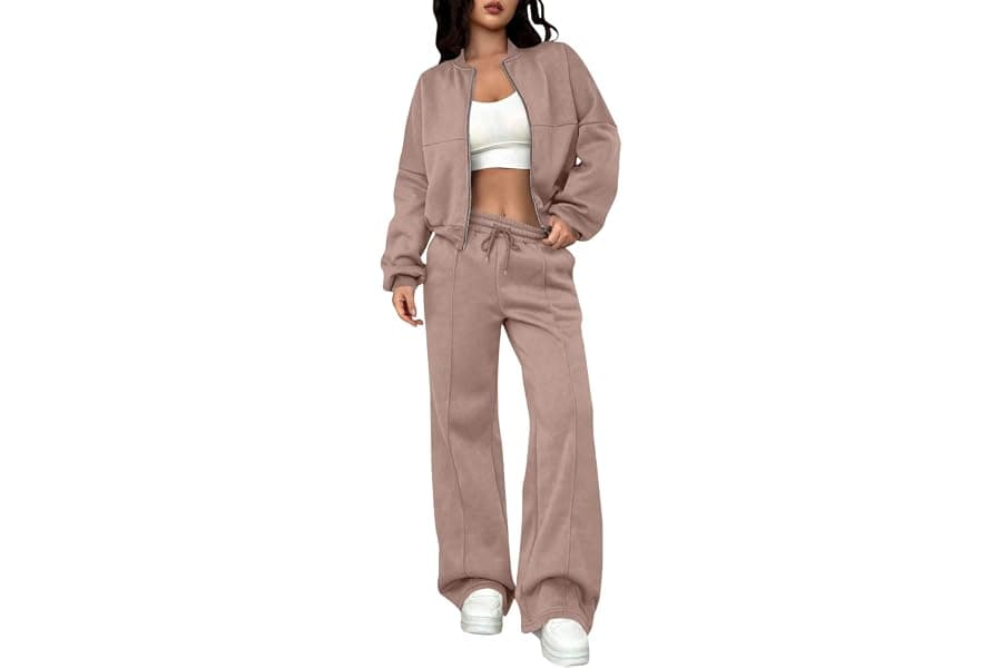 Fall Fashion Women's 2 Piece Tracksuit Sweatsuit Set