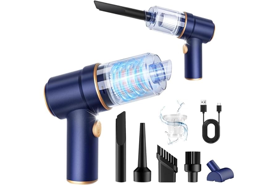 High-Power Cordless Handheld Vacuum for Cars & Homes